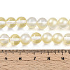 Baking Paint Transparent Glass Beads X1-DGLA-N011-8mm-02-4