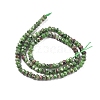 Dyed Natural Malaysia Jade Rondelle Beads Strands G-E316-2x4mm-43-3