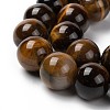 Natural Tiger Eye Round Bead Strands X-G-R200-14mm-3