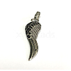 304 Stainless Steel Rhinestone Big Pendants STAS-L184-008-2