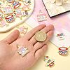 30Pcs 5 Styles Circus Theme Alloy Enamel Pendants ENAM-CJ0004-78-4