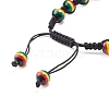 Adjustable Braided Beads Bracelets BJEW-JB07014-4