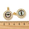 Real 18K Gold Plated Brass Pendants KK-L209-008G-07-3