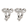 304 Stainless Steel Bowknot Stud Earrings EJEW-Z077-02P-1