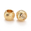 Eco-Friendly Brass Cat Eye Beads KK-M225-25G-E-3