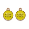 Alloy Enamel Pendants ENAM-S124-01B-14J-1