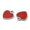 304 Stainless Steel Enamel Pendants X-STAS-M308-16P-03-2