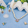 28Pcs 14 Styles Glass Rhinestone Pendants ALRI-TA0001-17-6