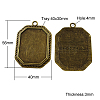 Tibetan Style Pendant Cabochon Settings LS-TIBEP-A22961-AB-FF-1