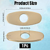 Oval Stainless Steel Faucet Hole Covers STAS-WH20001-18A-G-2
