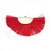 Polyester Tassel Pendant Decorations FIND-I008-01G-1