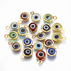 Handmade Lampwork Charms STAS-T041-01G-1