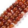 Natural Striped Agate/Banded Agate Beads Strands X-G-Z060-A01-C05-1