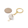 Shell Shape Acrylic Pendant Keychain KEYC-JKC00488-4