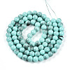 Baking Paint Glass Beads Strands DGLA-N013-10mm-04-2