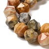 Natural Crazy Agate Beads Strands G-K382-A18-03-4