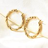 201 Stainless Steel Hoop Earrings EJEW-Q026-09G-4