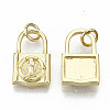 Brass Charms KK-S313-12-NF-2