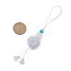 Glass Pendant Decorations HJEW-TA00321-03-3