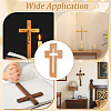 Wood Cross Wall Decoration AJEW-WH0270-135A-6