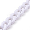 Handmade Opaque Acrylic Curb Chains AJEW-JB00662-09-2