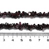 Natural Garnet Chip Beaded Necklaces for Men Women NJEW-G159-01N-5