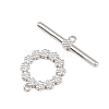 Brass Toggle Clasps KK-G548-34B-P-3