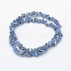 Electroplate Glass Beads Strands LS-EGLA-J143-B-FR01-2