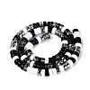 Opaque & Transparent Glass Beads Strands GLAA-Q113-04A-2