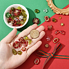 204Pcs Acrylic Beads OACR-SC0002-43-4