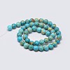 Natural Imperial Jasper Beads Strands X-G-I122-8mm-10-3