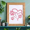 Plastic Reusable Drawing Painting Stencils Templates DIY-WH0172-142-5
