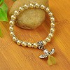 Lovely Wedding Dress Angel Bracelets for Kids BJEW-JB00727-12-1