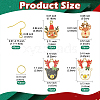 DIY Christmas Reindeer Earring Making Kit DIY-YW0017-80-2