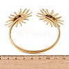 304 Stainless Steel Cuff Bangles for Women BJEW-A147-01B-G-5