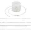 5M Brass Flat Oval Cable Chains CHC-TADJ0001-02S-2