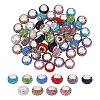 60pcs 10 colors 304 Stainless Steel European Beads FIND-DC0001-26-1