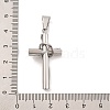 Non-Tarnish 304 Stainless Steel Pendants STAS-Z080-09P-3