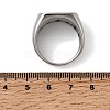 Jerusalem Cross 304 Stainless Steel Finger Rings for Men RJEW-D339-01A-AS-5