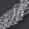Synthetic Quartz Crystal Beads Strands X-GSR14mmA039-1-1