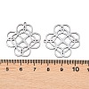 Hollow 201 Stainless Steel Pendants STAS-I364-17P-3