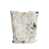 Flower Printed Canvas Women's Tote Bags ABAG-L018-C04-1