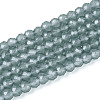 Imitation Jade Glass Beads Strands GLAA-T028-3mm-11K-1