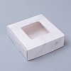 Paper with PVC Candy Boxes CON-WH0079-80C-02-1