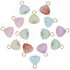 140Pcs 7 Colors Acrylic Lotus Charms FIND-SC0019-60-6
