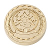 Christmas Series Wax Seal Brass Stamp Head LS-AJEW-M037-01G-19-2