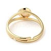 Adjustable Brass Finger Ring Settings KK-F862-25G-3