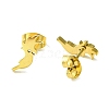 Cute Little Animal Theme 304 Stainless Steel Stud Earrings EJEW-B041-04G-G-2