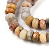 Natural Crazy Agate Beads Strands G-T141-37-3