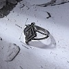 304 Stainless Steel Finger Rings FS-WGD5814-06-3